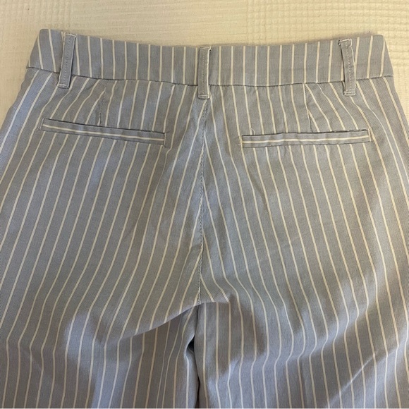 H&M cotton chinos / Regular waist /Long Light blue striped - Picture 2 of 9